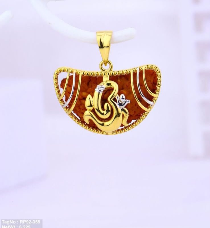 22KT Gold Ganesha Pendant