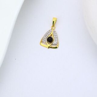 22KT Gold CZ Designer Pendant for Women